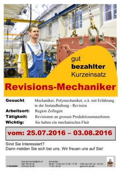 Heute anmelden &ndash; Morgen arbeiten