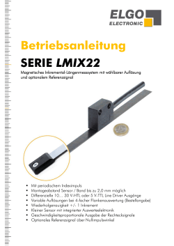 Serie LMIX22 - Hohner Elektrotechnik GmbH