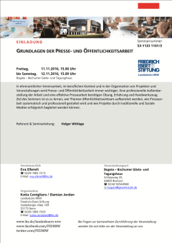 grundlagen der presse- und &ouml;ffentlichkeitsarbeit - Friedrich