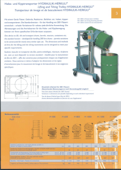 Hebe- und Kipptransporter HYDRAULll(-HERI(ULI