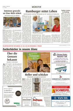 Hamburger rettet Leben
