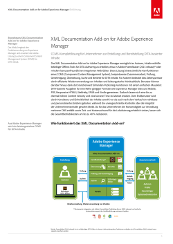 XML Documentation Add-on for Adobe Experience Manager