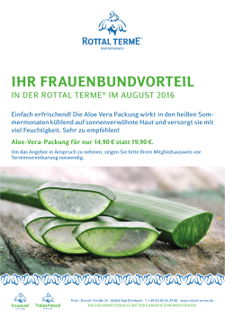 Infos finden Sie auf dem Flyer!