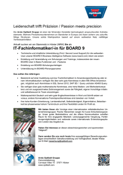 IT-Fachinformatiker/-in BOARD9