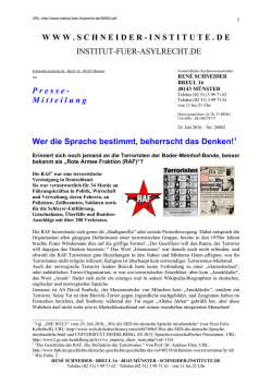 Fortsetzung: Wer die Sprache bestimmt - Institut-fuer