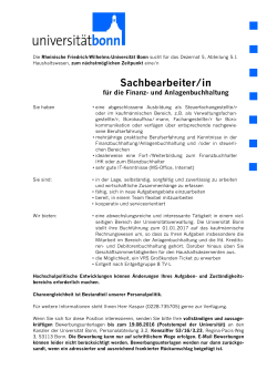 und Anlagenbuchhaltung - Kennziffer 53/16/3.23