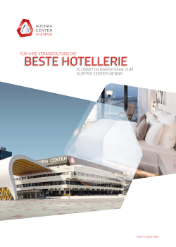 Hotelfolder - Austria Center Vienna