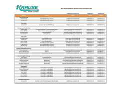 Ihre Ansprechpartner bei der Krause