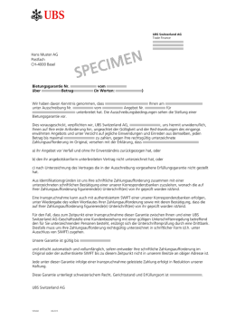 Page 1 Hans Muster AG Postfach CH