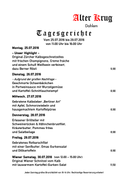 Ansehen - Alter Krug Dahlem