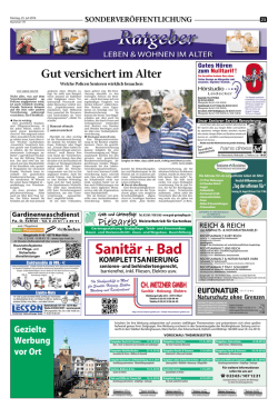 Gut versichert im Alter