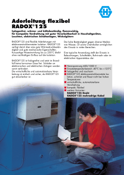 Aderleitung flexibel RADOX®125