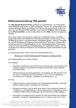 Nähere Informationen als PDF - TBS Rheinland