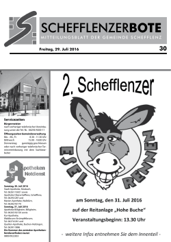 SCHEFFLENZERBote - Lokalmatador.de