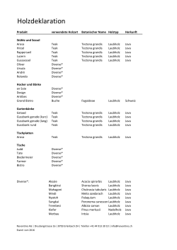 Holzdeklaration
