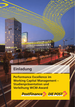 15. September 2016 – Performance Excellence im Working