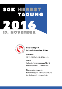 im Anhang - Schweizerische Gesellschaft f&uuml;r Kardiologie