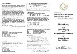 Jahrestagung - BVP Rottenburg