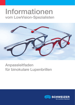 Informationen - Schweizer Optik