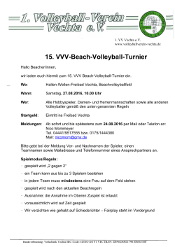 15. VVV-Beach-Volleyball-Turnier
