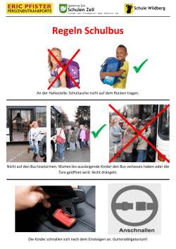 Regeln Schulbus