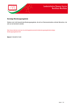 Druckversion  - Landesinitiative Demenz
