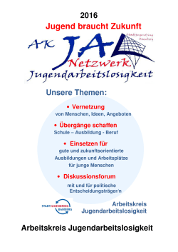 2016 AK JAL Netzwerk - Stadtjugendring Bamberg