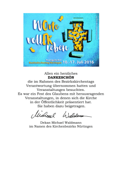 Allen ein herzliches