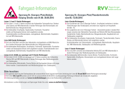 Hinweisflyer zum