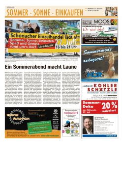 Ein Sommerabend macht Laune