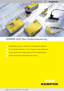 KEMPER KHS-Mini Systemsteuerung