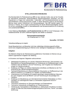 Dokumentationsassistentin/Dokumentationsassistent in der