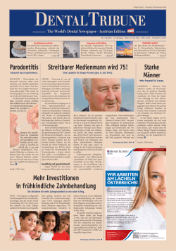 DENTALTRIBUNE The World`s Dental