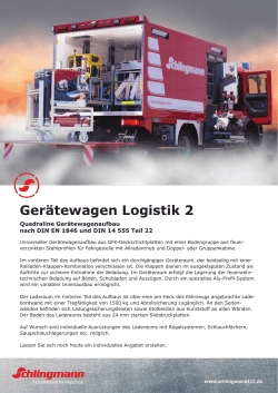 Gerätewagen Logistik 2