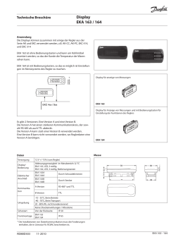 Display EKA 163 / 164