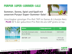 Purpur Super-Summer-Sale