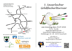 3. Sauerlacher Goldfleckerlturnier