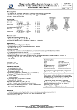 Datenblatt - ACI-Industriearmaturen GmbH