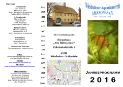 Termine und Flyer als PDF - Wiesbadener Aquarienverein