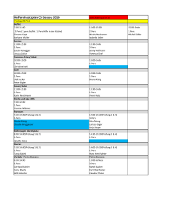 Helfereinsatzplan CS Gossau 2016