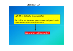 Steckbrief Luft
