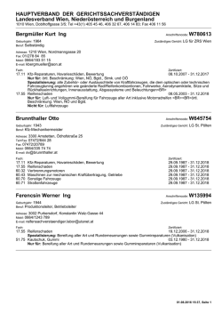 Druckansicht - Hauptverband