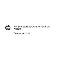 HP Scanjet Enterprise N9120/Flow N1920 User Guide