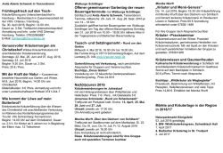 Jahresprogramm 2016