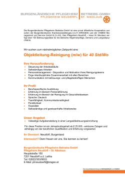 VAMED AG Brief deutsch - Burgenland Pflege / Burgenland Pflege