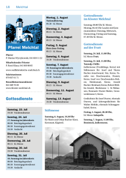 23.07.16 - 13.08.16 - Wallfahrtskirche Melchtal
