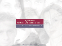 Informationen zum Kurs - Systemische Konflikt