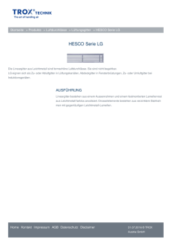HESCO Serie LG - TROX Austria GmbH