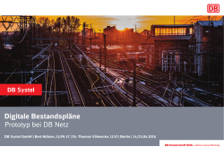 Digitale Bestandspl&auml;ne