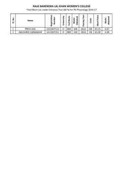 human physiology - raja narendralal khan women`s college